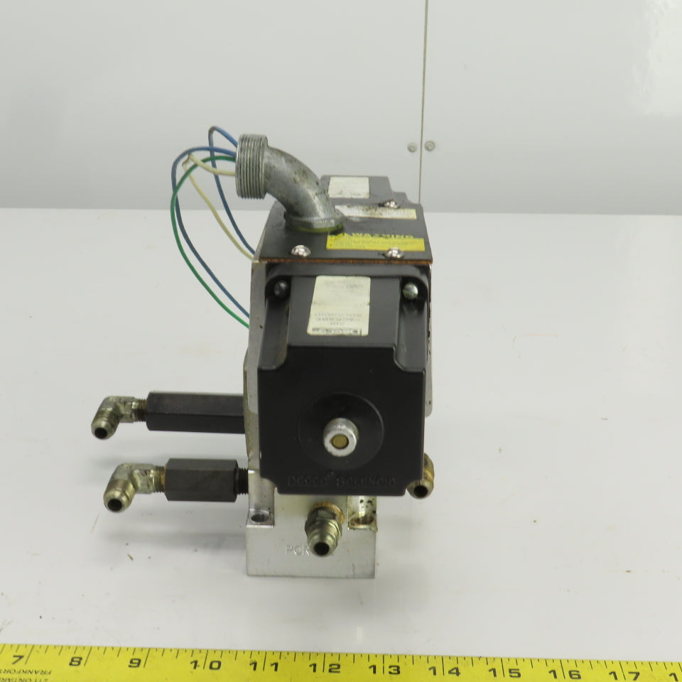 Hytec Style 4 Way 2 Position Solenoid Operated Hydraulic Valve 115V W/18-475-271