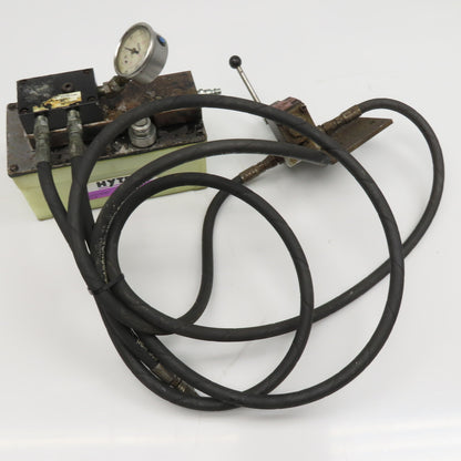 SPX Hytec Pneumatic Over Hydraulic Pump W/ 2 Position Manual Spool Valve