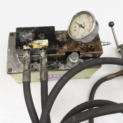 SPX Hytec Pneumatic Over Hydraulic Pump W/ 2 Position Manual Spool Valve