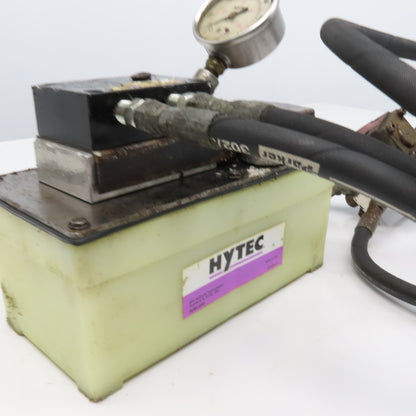 SPX Hytec Pneumatic Over Hydraulic Pump W/ 2 Position Manual Spool Valve