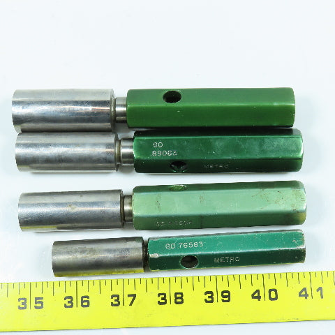 Metro Go Pin Gage .76563 To .98438 Lot of 4