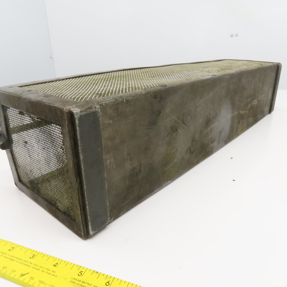 24" x 5" x 6" Tall Stainless Steel Screen Parts Wash Dip Basket