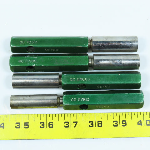 Metro Go Pin Gage .57813 To .70313 Lot of 4