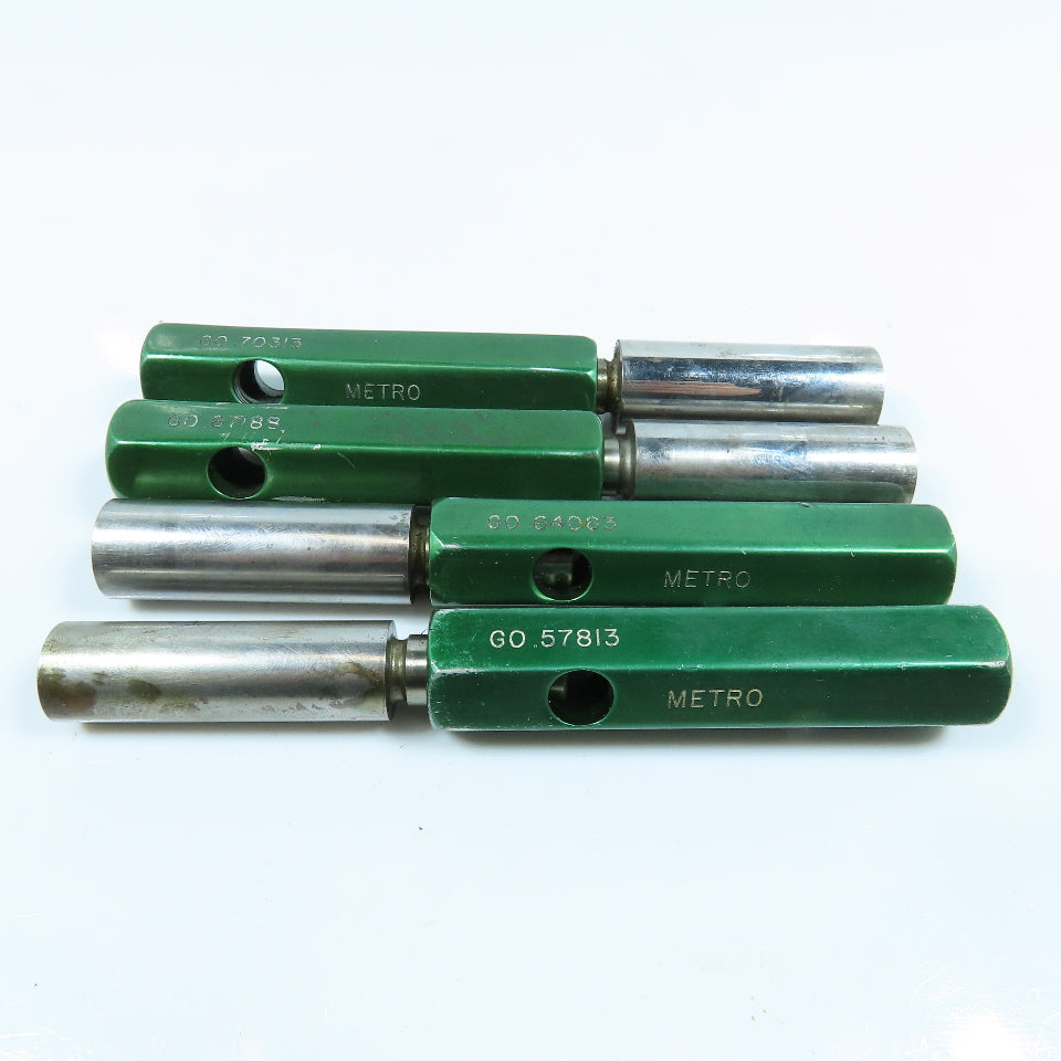Metro Go Pin Gage .57813 To .70313 Lot of 4