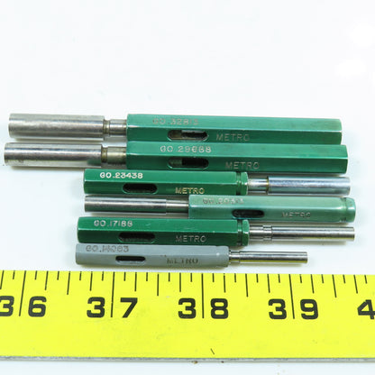 Go Pin Gage .14063 To .32813 Lot of 6