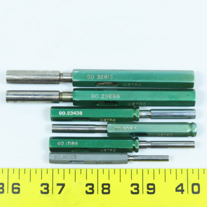 Go Pin Gage .14063 To .32813 Lot of 6