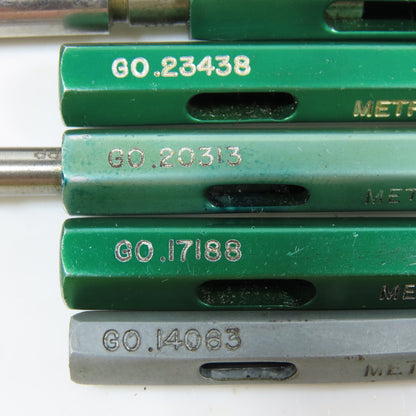 Go Pin Gage .14063 To .32813 Lot of 6