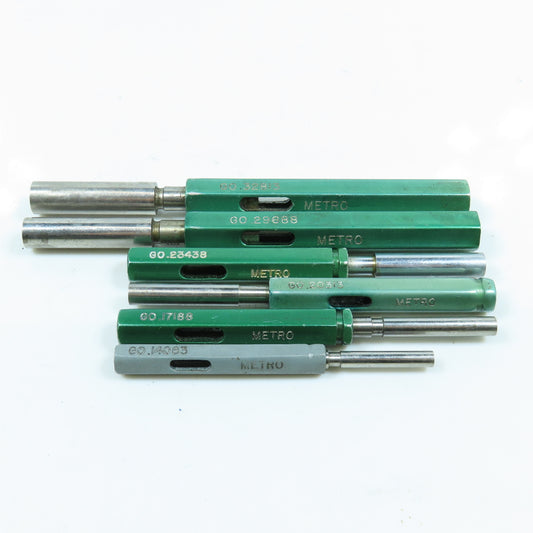 Go Pin Gage .14063 To .32813 Lot of 6