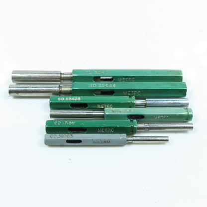 Go Pin Gage .14063 To .32813 Lot of 6