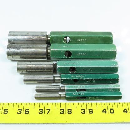 Metro Go Pin Gage .28125 To .96875 Lot of 6