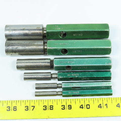Metro Go Pin Gage .28125 To .96875 Lot of 6