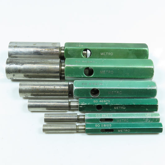 Metro Go Pin Gage .28125 To .96875 Lot of 6
