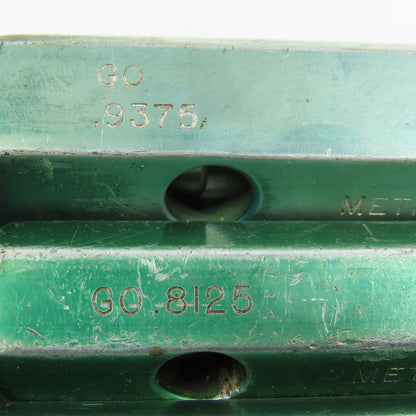 Metro Go Pin Gage .4375 To .9375 Lot of 4