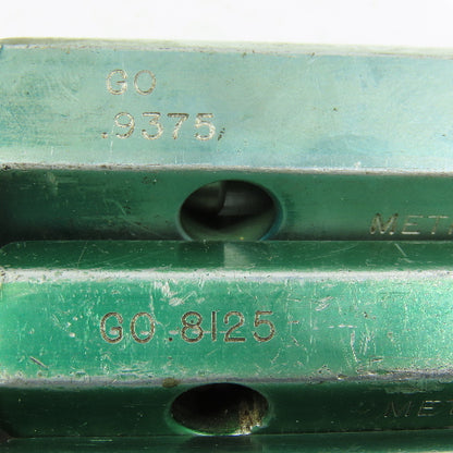 Metro Go Pin Gage .4375 To .9375 Lot of 4