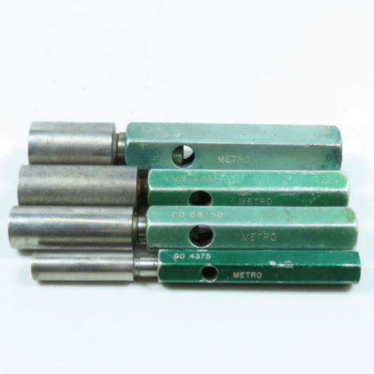 Metro Go Pin Gage .4375 To .9375 Lot of 4