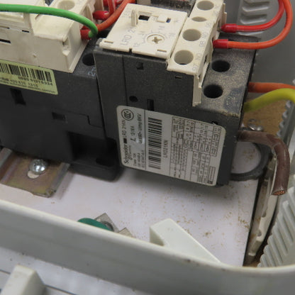 Schneider LC1 D18 C Electrical Enclosure W 220-690V W/LRD 21KN Overload 12-18A