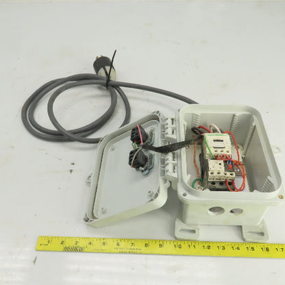 Schneider LC1 D18 C Electrical Enclosure W 220-690V W/LRD 21KN Overload 12-18A