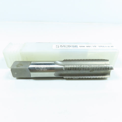Morse Cutting Tools 03567 1-1/16"-12 HS Plug Tap Straight 4 Flute ?5-1/8" OAL