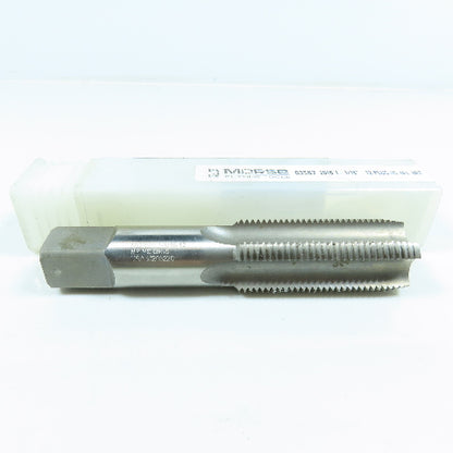 Morse Cutting Tools 03567 1-1/16"-12 HS Plug Tap Straight 4 Flute ?5-1/8" OAL