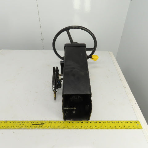 Clark EC30 Steering Wheel & Steering Column Assy. W/Park Brake
