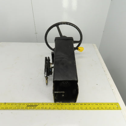 Clark EC30 Steering Wheel & Steering Column Assy. W/Park Brake