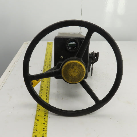 Clark EC30 Steering Wheel & Steering Column Assy. W/Park Brake