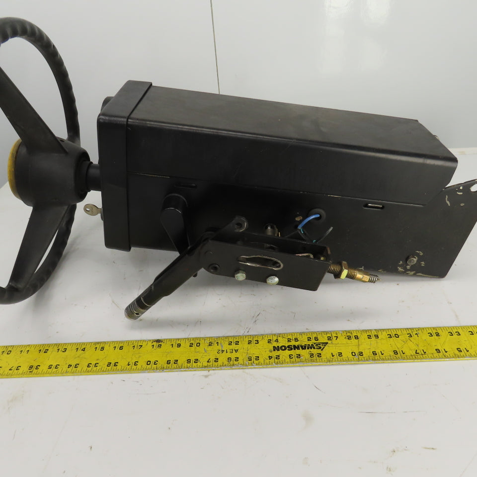 Clark EC30 Steering Wheel & Steering Column Assy. W/Park Brake