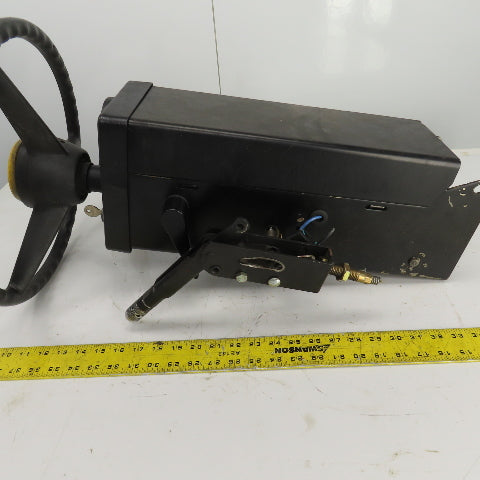 Clark EC30 Steering Wheel & Steering Column Assy. W/Park Brake