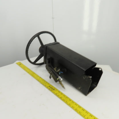 Clark EC30 Steering Wheel & Steering Column Assy. W/Park Brake