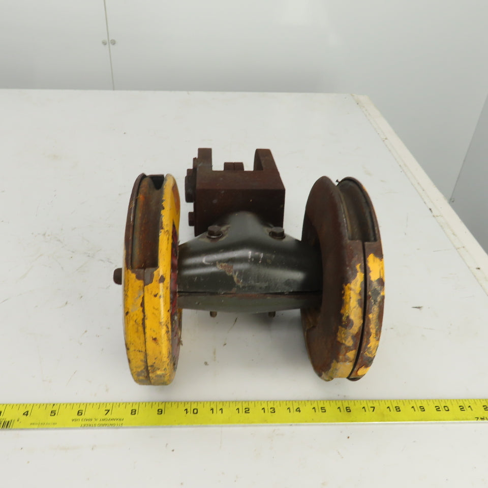 Konecranes 2 Ton Double Wire Rope Sheave Snatch Block
