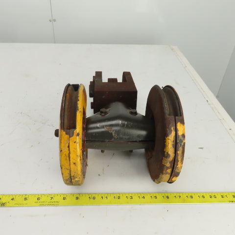 Konecranes 2 Ton Double Wire Rope Sheave Snatch Block