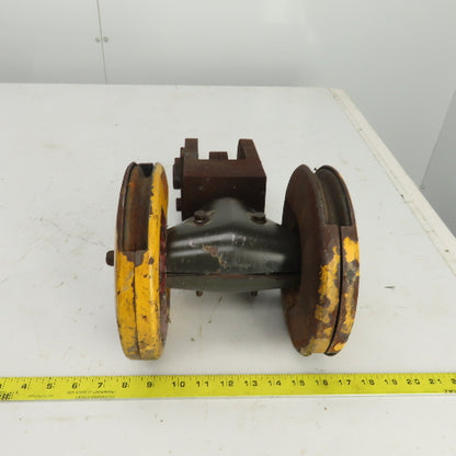 Konecranes 2 Ton Double Wire Rope Sheave Snatch Block