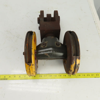Konecranes 2 Ton Double Wire Rope Sheave Snatch Block
