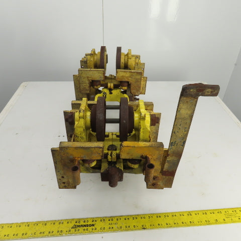 Konecranes 3-1/2"I-Beam Girder Underhung Rope Hoist Trolley Truck 31" OAL