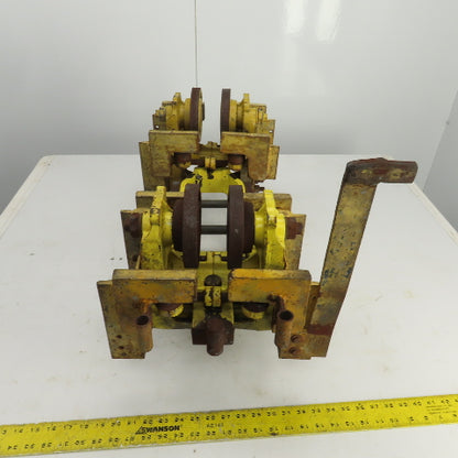 Konecranes 3-1/2"I-Beam Girder Underhung Rope Hoist Trolley Truck 31" OAL