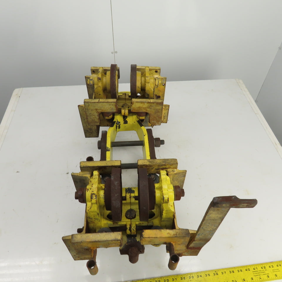 Konecranes 3-1/2"I-Beam Girder Underhung Rope Hoist Trolley Truck 31" OAL