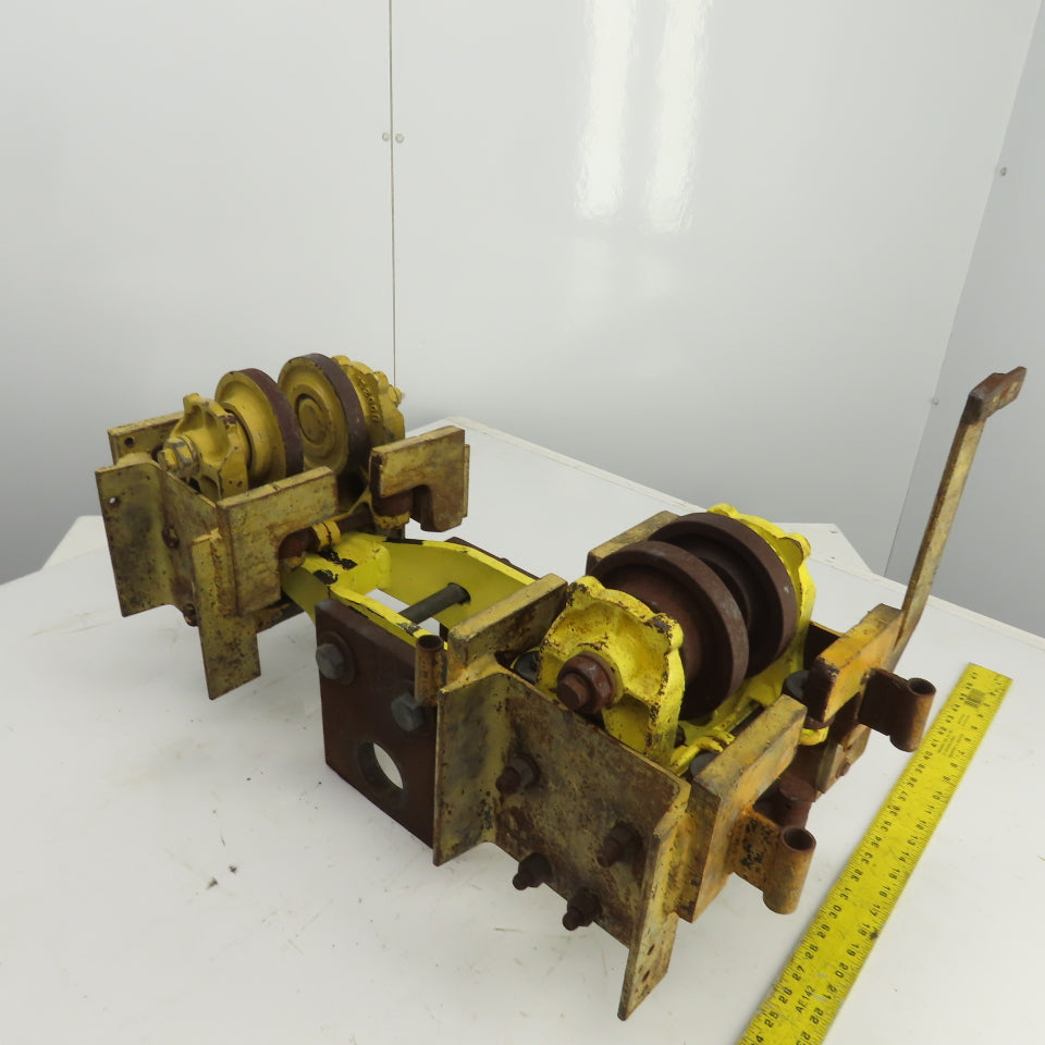 Konecranes 3-1/2"I-Beam Girder Underhung Rope Hoist Trolley Truck 31" OAL