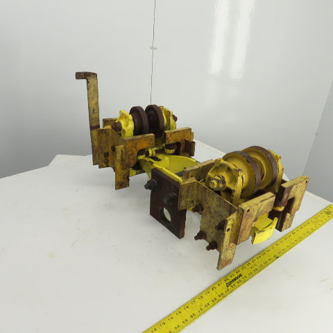 Konecranes 3-1/2"I-Beam Girder Underhung Rope Hoist Trolley Truck 31" OAL