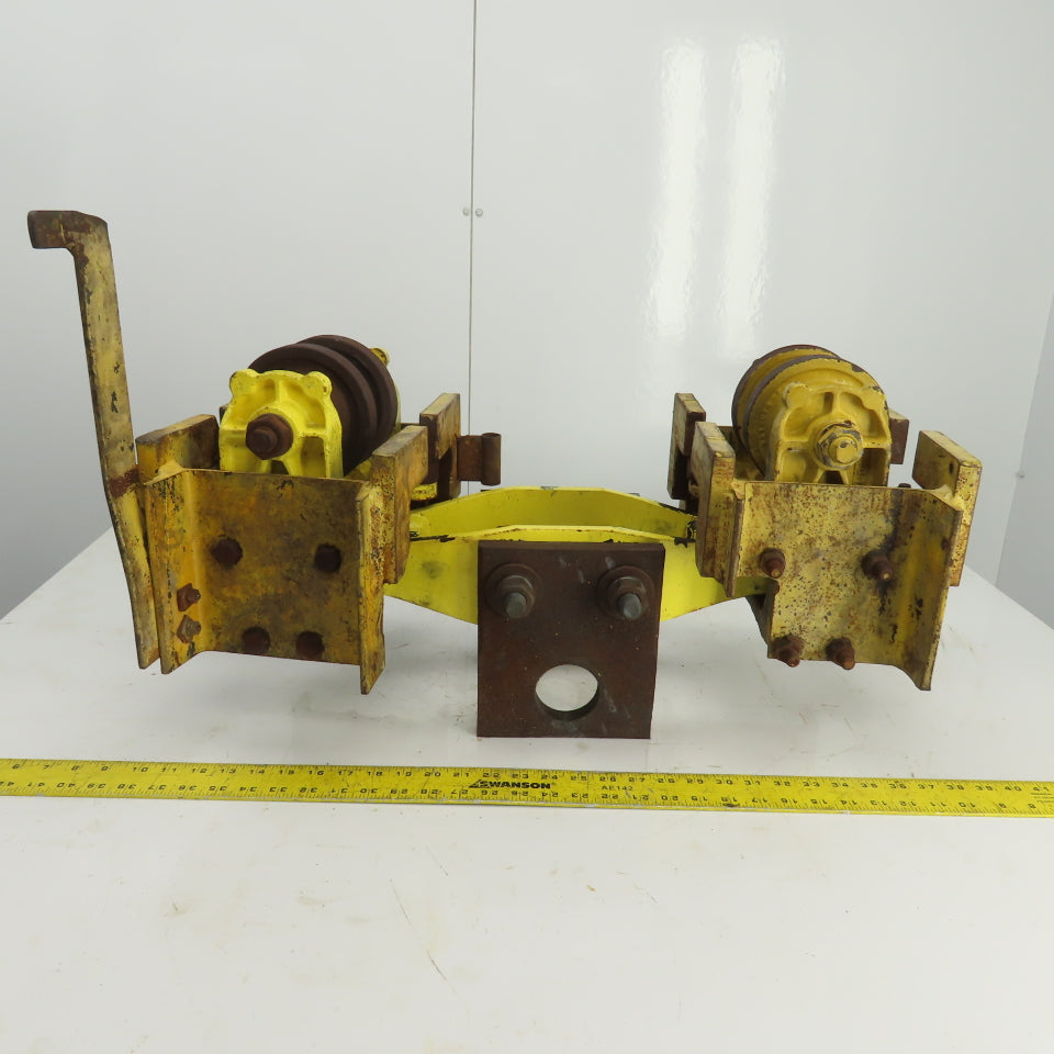 Konecranes 3-1/2"I-Beam Girder Underhung Rope Hoist Trolley Truck 31" OAL