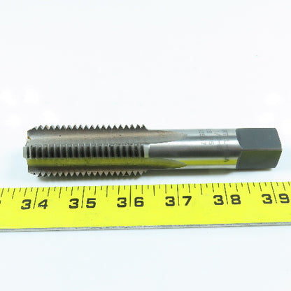 Hertel 1-1/8"- 8 HS Plug Tap Straight 4 Flute 2-1/2" Thread Length 5-3/8" OAL