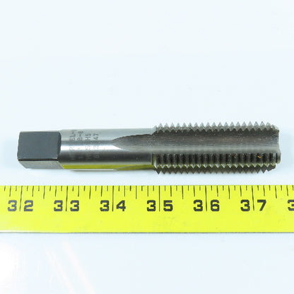 Hertel 1-1/8"- 8 HS Plug Tap Straight 4 Flute 2-1/2" Thread Length 5-3/8" OAL