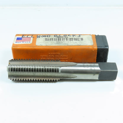 Hertel 1-1/8"- 8 HS Plug Tap Straight 4 Flute 2-1/2" Thread Length 5-3/8" OAL