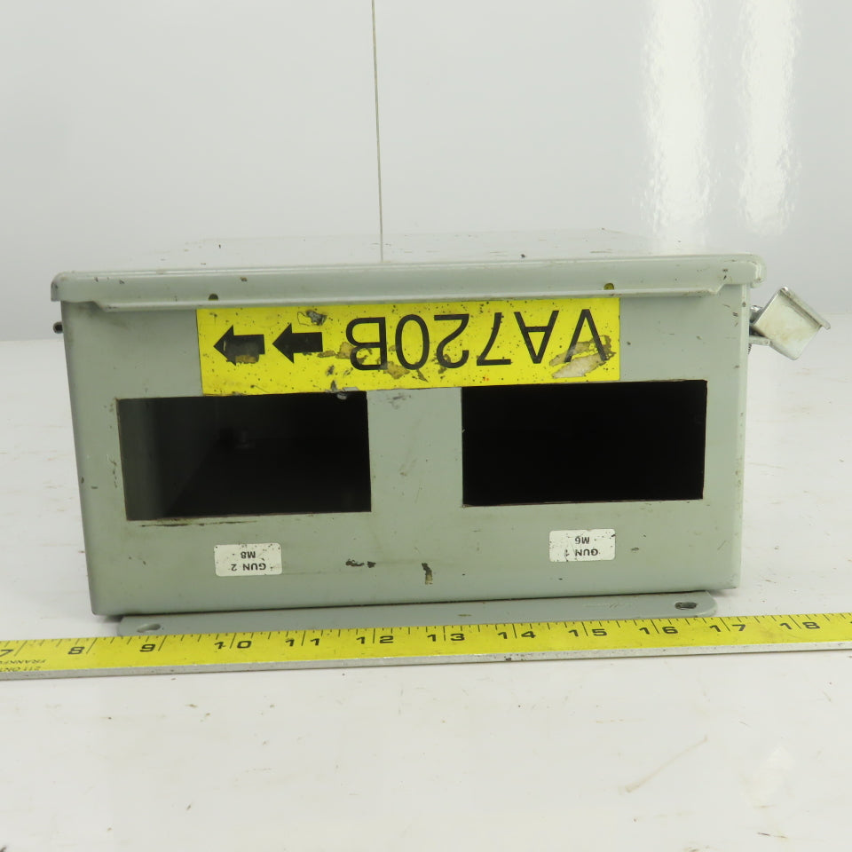 Hoffman A-1210CH 12" x 10" x 5" Electrical Enclosure Junction Box