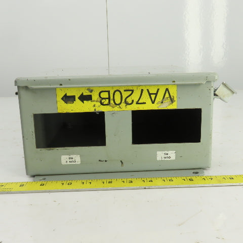 Hoffman A-1210CH 12" x 10" x 5" Electrical Enclosure Junction Box