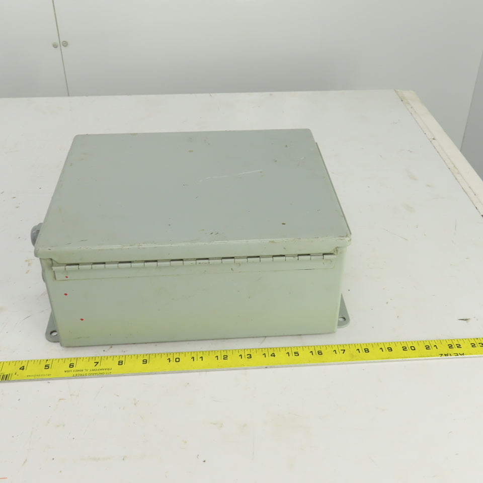 Hoffman A-1210CH 12" x 10" x 5" Electrical Enclosure Junction Box