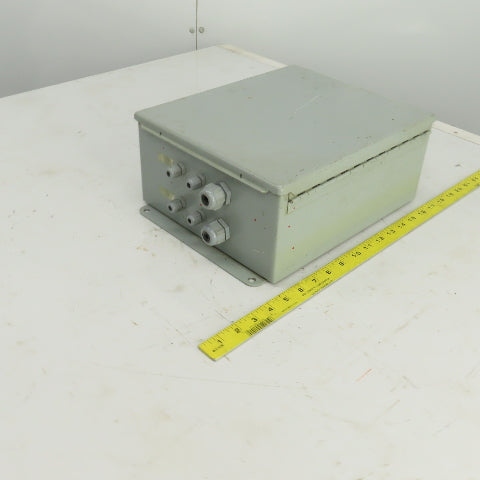 Hoffman A-1210CH 12" x 10" x 5" Electrical Enclosure Junction Box
