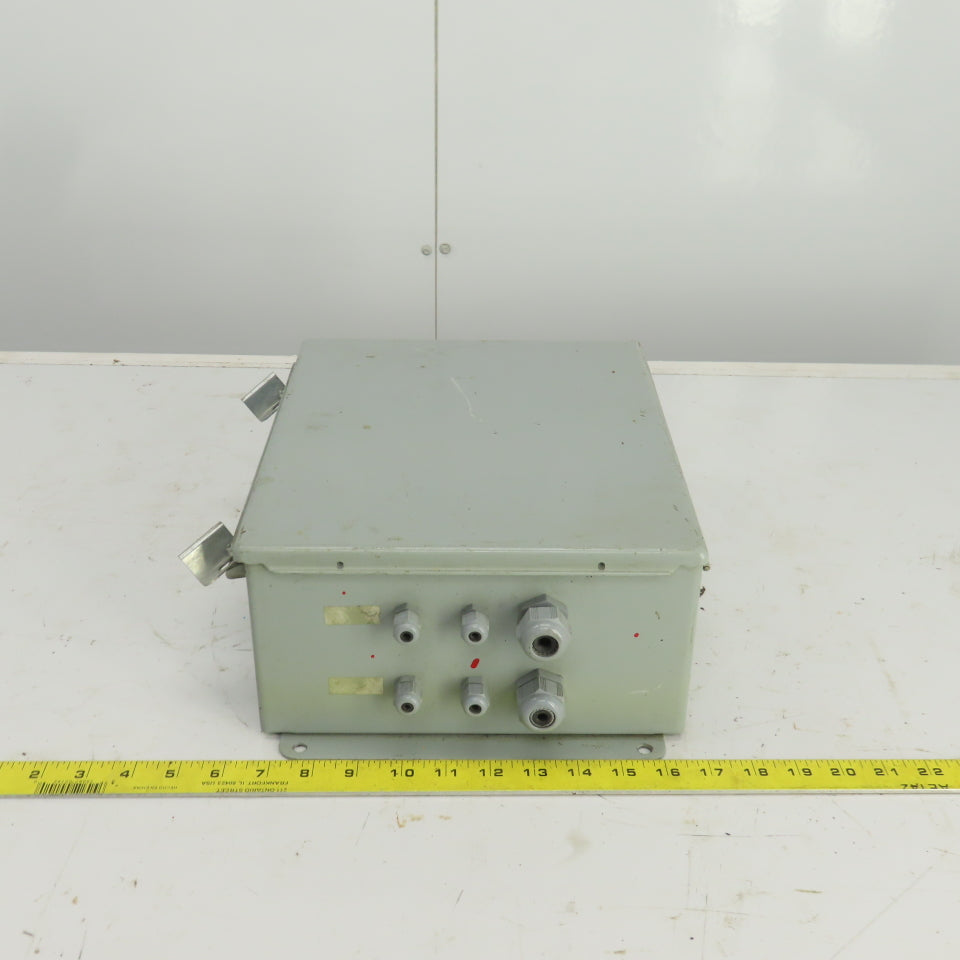 Hoffman A-1210CH 12" x 10" x 5" Electrical Enclosure Junction Box