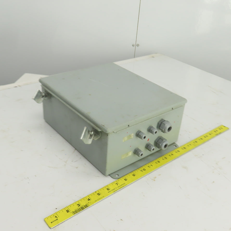 Hoffman A-1210CH 12" x 10" x 5" Electrical Enclosure Junction Box