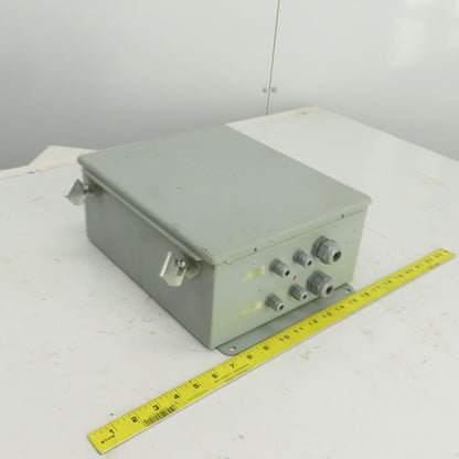 Hoffman A-1210CH 12" x 10" x 5" Electrical Enclosure Junction Box