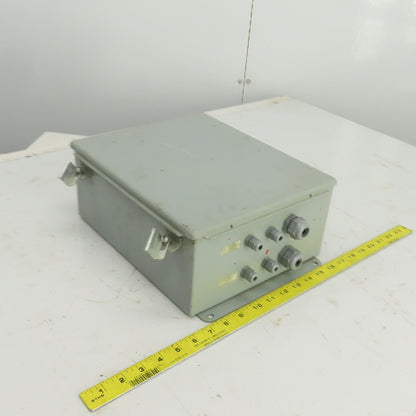 Hoffman A-1210CH 12" x 10" x 5" Electrical Enclosure Junction Box